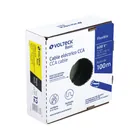 Rollo de 100 metros de cable THW CCA 12 AWG negro, BASIC 3
