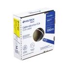 Rollo de 100 metros de cable THW CCA 14 AWG blanco, BASIC 3