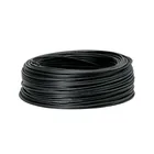 Rollo de 100 metros de cable THW CCA 14 AWG negro, BASIC 1