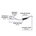 Calentador de inmersión para agua #2 (10 L), 500 W, VOLTECK 3