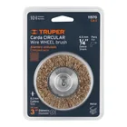 Carda circular 3' alambre grueso para taladro, TRUPER 4