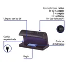 Detector de billetes falsos con doble lámpara, VOLTECK 2