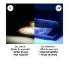 Detector de billetes falsos con doble lámpara, VOLTECK 4