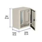 Gabinete metálico, 250 x 200 mm, VOLTECK 3