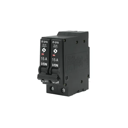Interruptor de 2 polos 15A, enchufable, VOLTECK