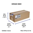 Extensión eléctrica uso rudo 15 m 2x16 AWG para 1 clavija 6