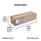 Extensión eléctrica de uso rudo 6 m 2x16 AWG, VOLTECK 6