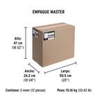 Extensión eléctrica de uso rudo 12 m 2x16 AWG, VOLTECK 7