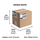Extensión eléctrica de uso rudo 2 m 2x16 AWG, VOLTECK 6