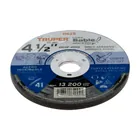 Disco abrasivo de corte preciso acero inox 4-1/2'x1mm TRUPER 4