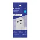 Adaptador con supresor de picos 270 joules, VOLTECK 5