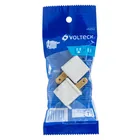 Bolsa con 2 adaptadores 3 a 2 blancos, VOLTECK 4