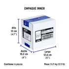 Bolsa con 2 adaptadores 3 a 2 blancos, VOLTECK 6