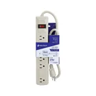 Multicontacto 14 AWG 6 entradas supresor de picos 270 joules 3