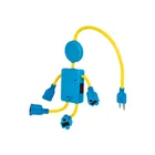 Multicontacto 16 AWG figura de niño con 4 entradas, VOLTECK 1