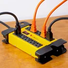 Multicontacto 14 AWG industrial supresor picos 10 entradas 2