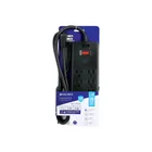 Multicontacto 6 entradas, 2 USB A + 2 USB C, negro, VOLTECK 4