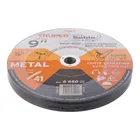 Disco abrasivo de corte preciso metal 9' x 2 mm, TRUPER 4