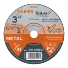 Disco abrasivo de corte preciso metal 3' x 1 mm, TRUPER 1