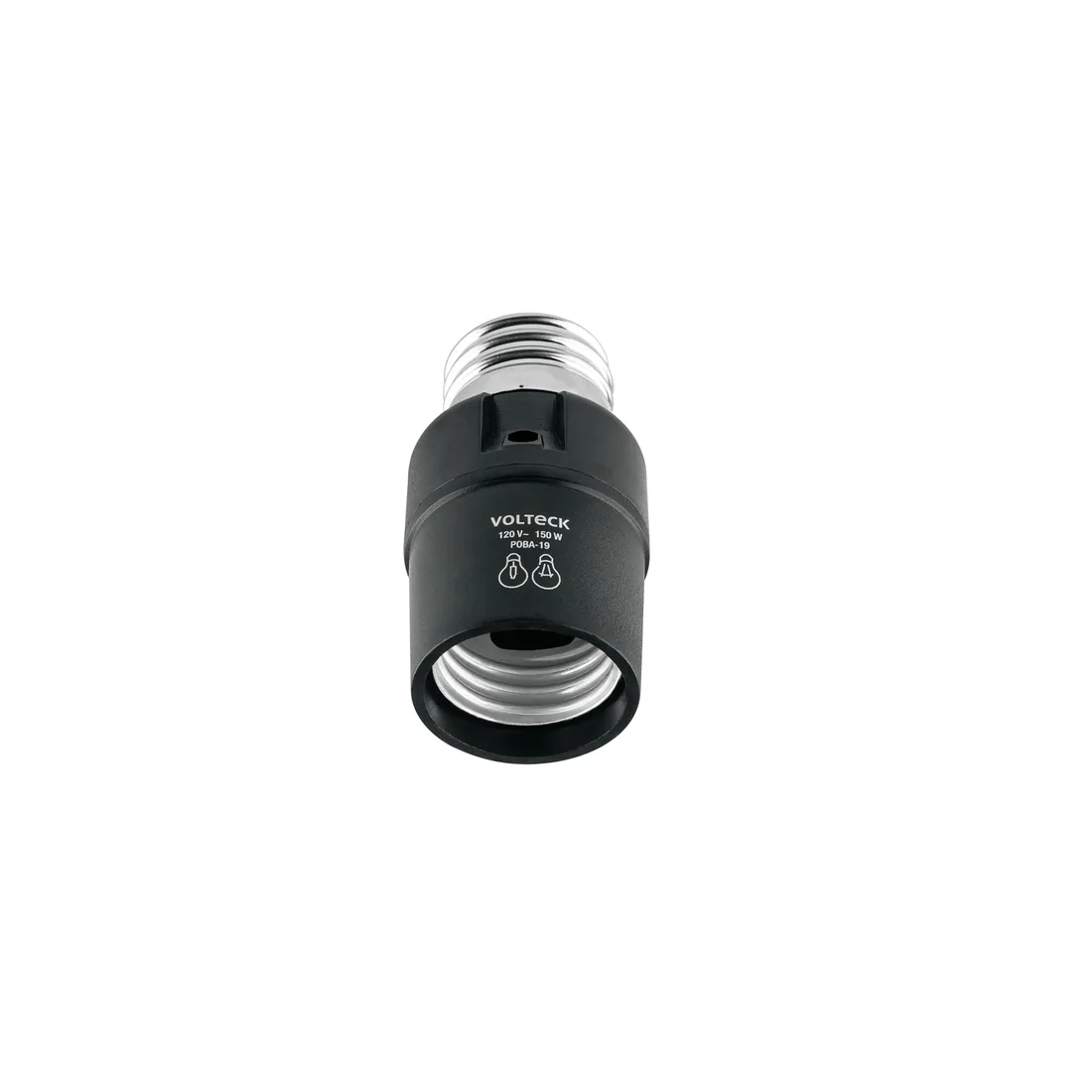 Portalámpara de PVC, con sensor de luz, VOLTECK