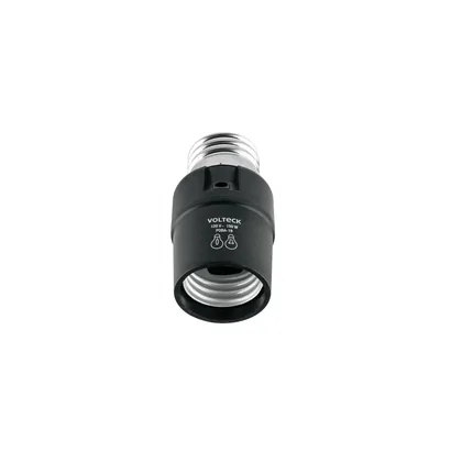 Portalámpara de PVC, con sensor de luz, VOLTECK