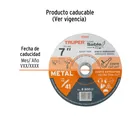 Disco abrasivo de corte preciso metal 7' x 1.5 mm, TRUPER 3