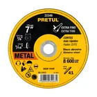 Disco abrasivo de corte preciso metal 7' x 1.5 mm, PRETUL 1