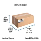 Caja de contactos para canaleta 3' x 5', blanca, VOLTECK 7