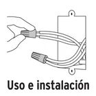 Bolsa con 10 capuchones para cable, calibres 14 a 12 AWG 3