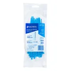 Bolsa con 50 cinchos plásticos 40 lb, 150 x 3.5 mm, azul 3