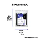 Bolsa con 100 cinchos plásticos 18 lb, 100 x 2.5 mm, negro 6