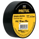 Cinta de aislar de 18 m x 19 mm, negra, PRETUL 3