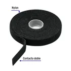 Rollo de 10 m de cinta reusable de contacto doble, VOLTECK 2