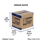 Bolsa con 500 grapas blancas de 8 mm para cable redondo 7