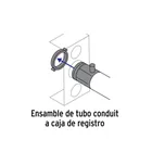 Conector conduit 3/4', VOLTECK 3