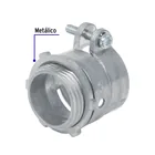 Conector recto 1' para tubo flexible metálico, VOLTECK 2