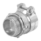 Conector recto 3/4' para tubo flexible metálico, VOLTECK 1