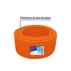 Metro de poliducto 1/2' corrugado flex. s/guía, rollo 50 m 2