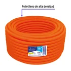 Metro de poliducto 1/2' corrugado flex. c/guía, rollo 100 m 2