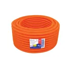 Metro de poliducto 3/4' corrugado flex. c/guía, rollo 50 m 1