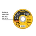 Disco abrasivo de corte preciso metal 4-1/2' x 1.2 mm PRETUL 3