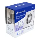 Extractor de aire de 4', blanco, VOLTECK 5