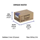 Plug RJ45 CAT6, Bolsa con 20 piezas, VOLTECK 6
