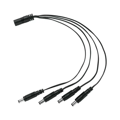 Cable Divisor de Energía tipo Pulpo 1 a 4 para CCTV, VOLTECK