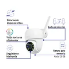 Cámara de seguridad WiFi robotizada para exterior, 3MP 3