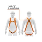 Arnés de cuerpo completo con 1 anillo, ANSI, TRUPER 2
