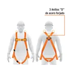 Arnés de cuerpo completo con 3 anillos, ANSI, TRUPER 2