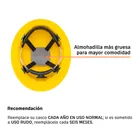 Casco de seguridad ala ancha, amarillo, TRUPER 2