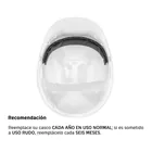 Casco de seguridad, ajuste de intervalos, blanco, PRETUL 3