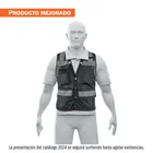 Chaleco seguridad reforzado negro con bolsas, G, EXPERT 1